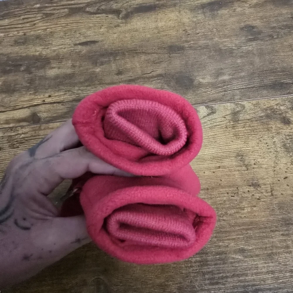 The Children Place Pink Heart Gloves Size 4-6